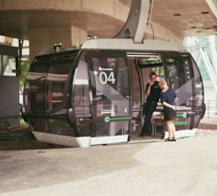 Kabine vor dem Start