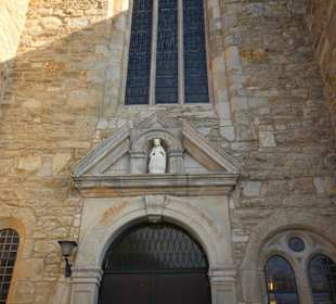 Portal Verzierung an der Westfassade