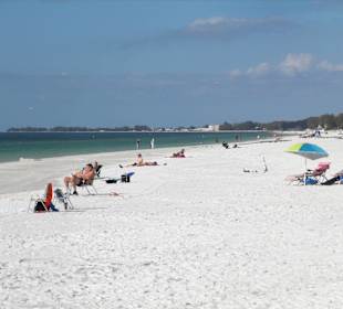 Strandleben Coquina Beach