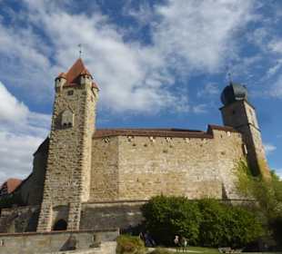 Bei der Besichtigung der Veste Coburg