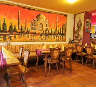 Blick in den Gastraum des Restaurant Namaste