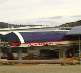 Die Talstation der Ettelsberg-Seilbahn