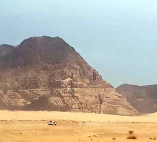 Wüstenlandschaft Wadi Rum