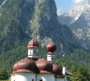 Die Wallfahrtskapelle St. Bartholomä am Königssee