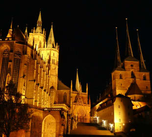 Dom und Severikirche auf dem Erfurter Domberg