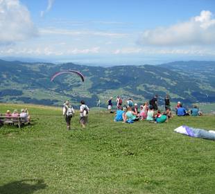 Startplatz der Paragleiter