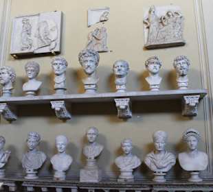 Pictures of statue in Vatican Museum, Rome, Italy 