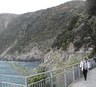 Spaziergang auf der Teilstrecke