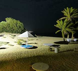 Außenanlage bei Nacht