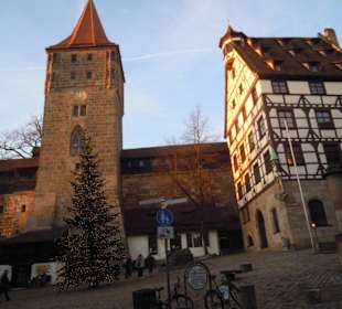 Dürer Haus mit Stadtmauer