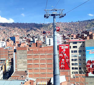 Ausblick Seilbahn Mi Teléferico