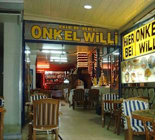 Nochmal das Café "Onkel Willi" Tekirova