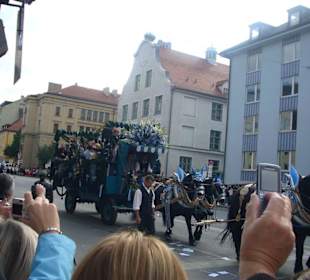 Der Hofbräu-Festwagen