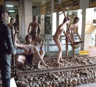 Beim Bau der Todesstrecke