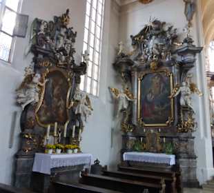 In der Pfarrkirche von Volkach