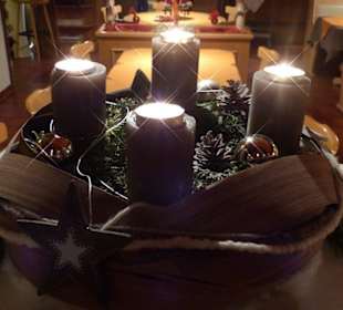 Weihnachtsdeko Weißer Turm