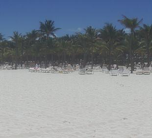 Strand vor dem Riu Palace Mexico