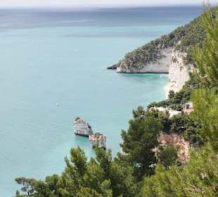 Spektakuläre Küstenlinie am Gargano