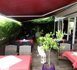 Terrasse des Restaurant La Cantina