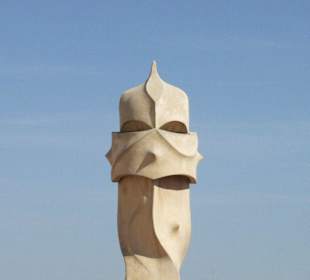 Barcelona, Casa Mila, Dachaufnahme
