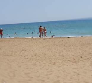 Guter Verkehr am Strand