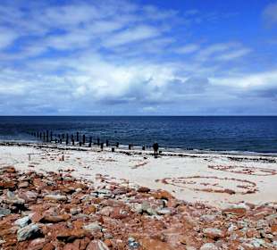 Strand auf Helgoland