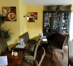 Blick in das Café