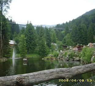 Erlebnisseilbrücke im Stienwasenpark