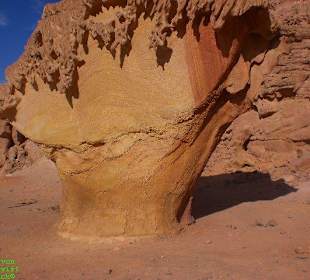 Bunte Felsen im Butschi-Canyon