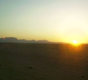 Sonnenuntergang in der Wüste