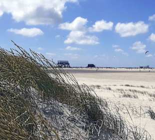 Pfahlbauten in St. Peter-Ording