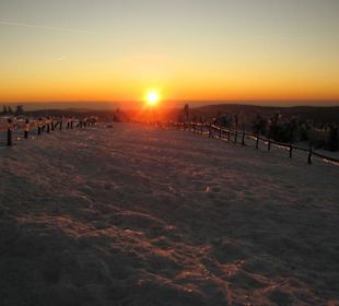 Sonnenuntergang auf dem Brocken