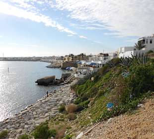 Mahdia Blick nach Süden vom Cafe Sidi Salem
