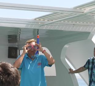 Bei jedem Tripp gibt es eine Einweisung