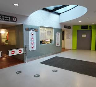 Kassenzone des Museums