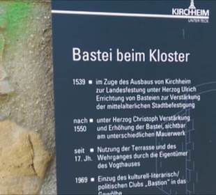 Bastion beim Kloster