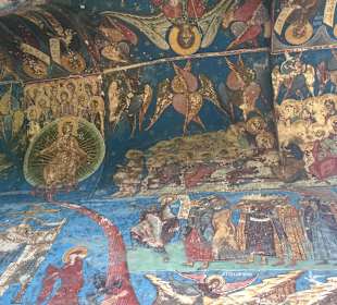 Painting on outside walls