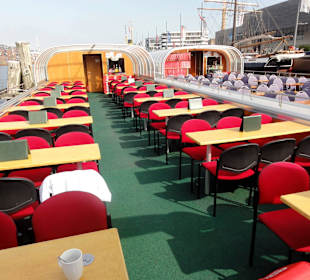 Sitzplätze an Bord des Schiffes