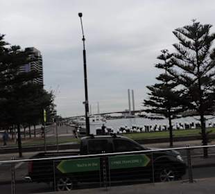 Mit  der City CircleTram in Melbourne unterwegs