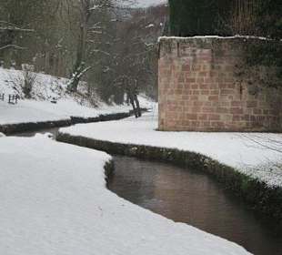 Altstadt Wissembourg im Winter