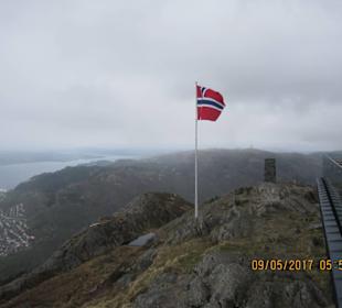 Tolle Aussicht von Ulriken 