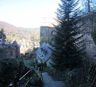 Weg vom Schloss zur Altstadt