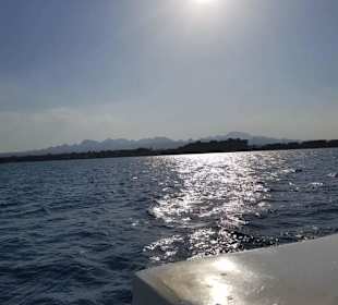 Sonnenuntergang auf dem Meer 