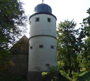 Iphofen: der Bürgerturm an der Stadtmauer