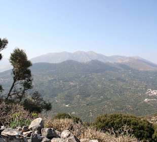 Das antike Driros - auf dem Gipfel