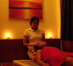 Abendliche Massage Stimmung