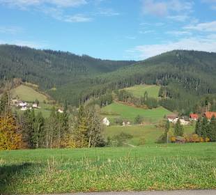 Der Ausblick bei Mähder-Brunnen