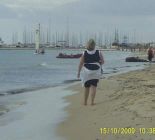 Strandwandern macht Spaß