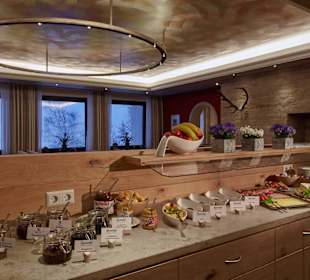 Reichhaltiges Frühstücksbuffet