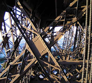 Innenansicht des Eiffelturms-2